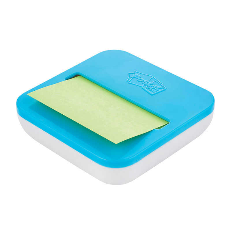 Диспенсер для блоков Z-сложения Post-it + Самоклеящийся блок Post-it "Super Sticky", Z-сложение, 76*76мм, 8 цветов*90л.