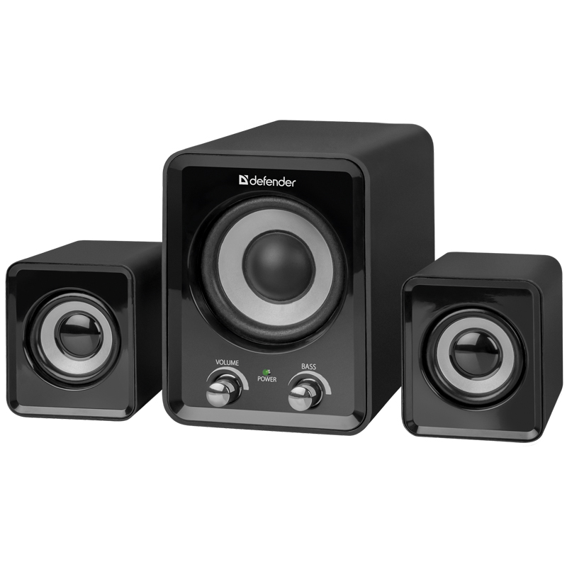 Колонки Defender Z4, 2*3W+Subwoofer 5W, питание от USB, черный