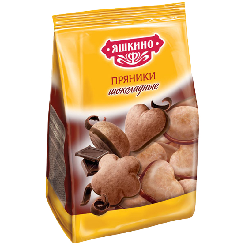 Пряники Яшкино, шоколадные, 350г