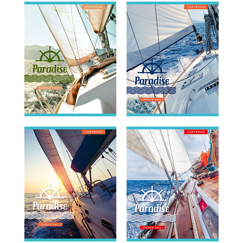 Тетрадь 48л., А5, клетка BG "Under sail", эконом