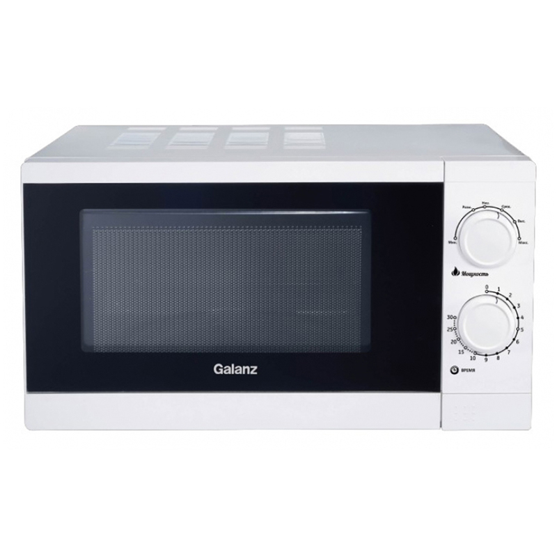 Микроволновая печь Galanz MOG-2007M, 20л, механическое управление, белая