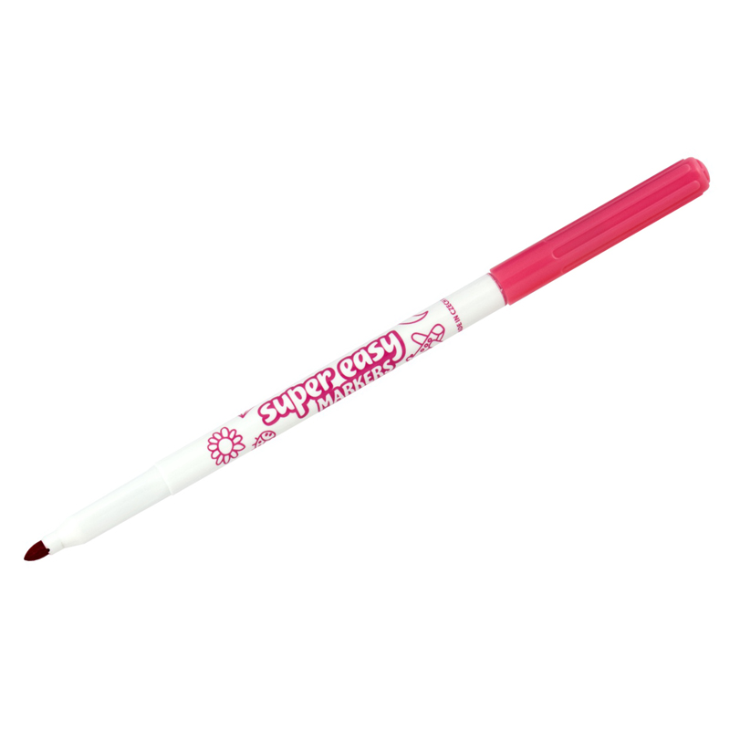 Фломастеры Centropen "Super Easy", 18цв., трехгранные, смываемые, картон., европодвес