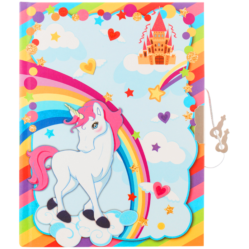 Записная книжка 7БЦ B6 64л. ArtSpace "Unicorn", метал. замок