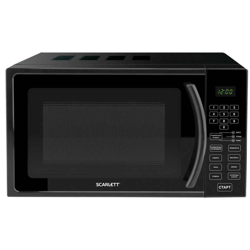 Микроволновая печь Scarlett SC-MW9020S08D, 20л, электронное управление, черная