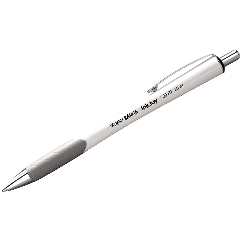Ручка шариковая автоматическая Paper Mate "InkJoy" 700 RT черная, 0,7мм, грип