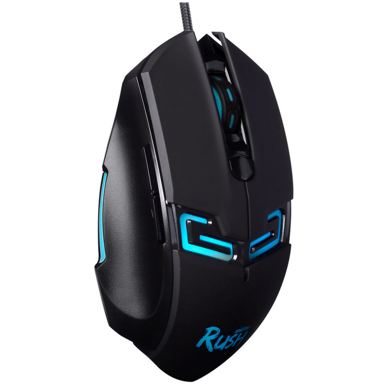 Мышь Smartbuy Rush Storm, с подсветкой, черный, 5btn+Roll