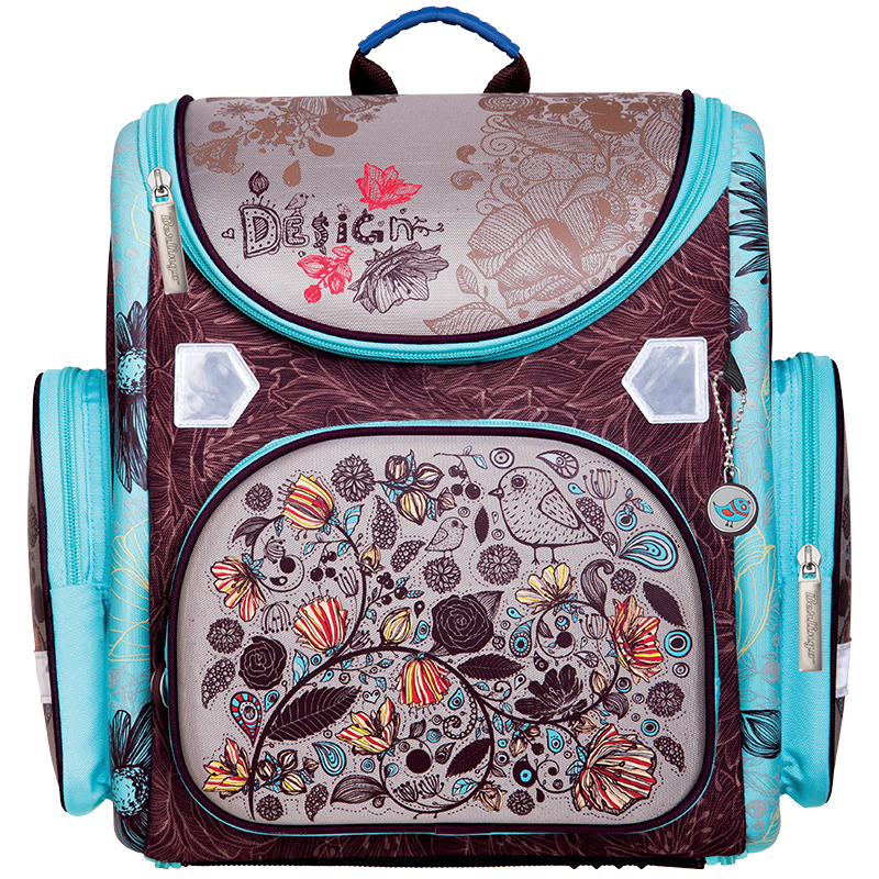 Ранец с наполнением Berlingo Ultra Compact "Birds" 37*30*17см, 1 отделение, анатомическая спинка