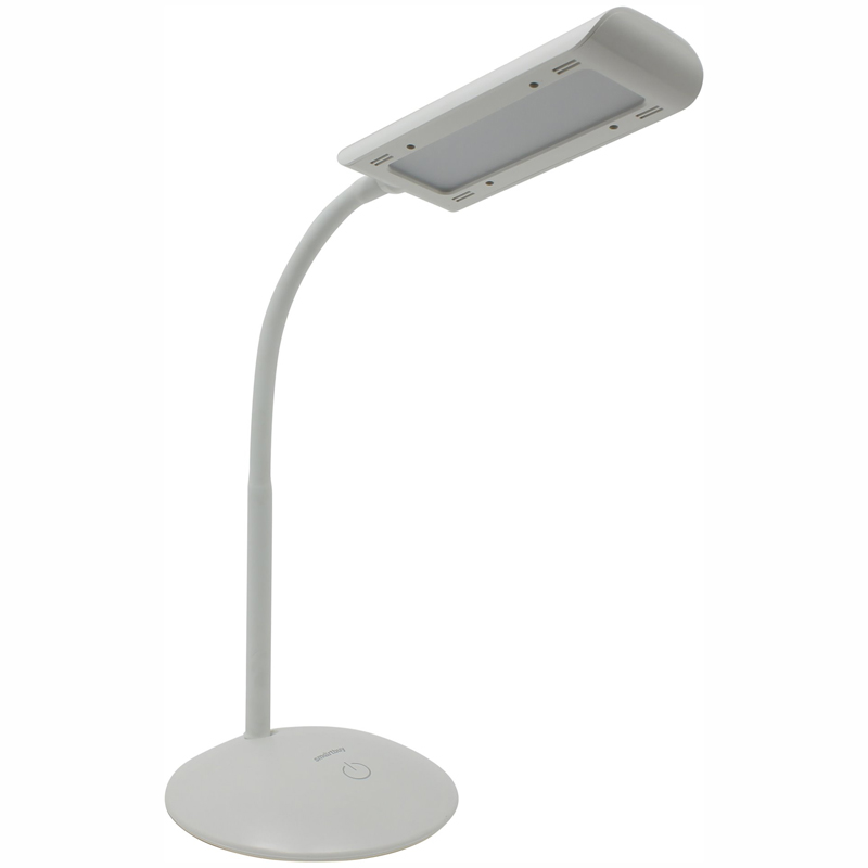 УЦЕНКА - Светильник настольный на подставке SmartBuy, 6Вт, LED,  3 степени яркости, белый