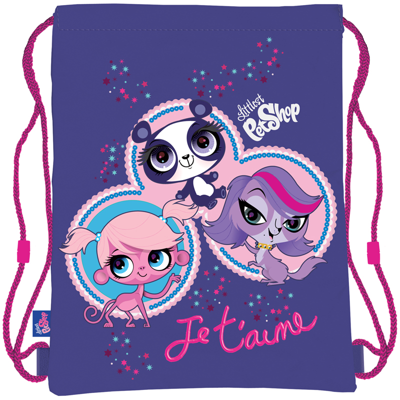 Мешок для обуви 1 отделение Академия Групп "Littlest Pet Shop", 340*430мм