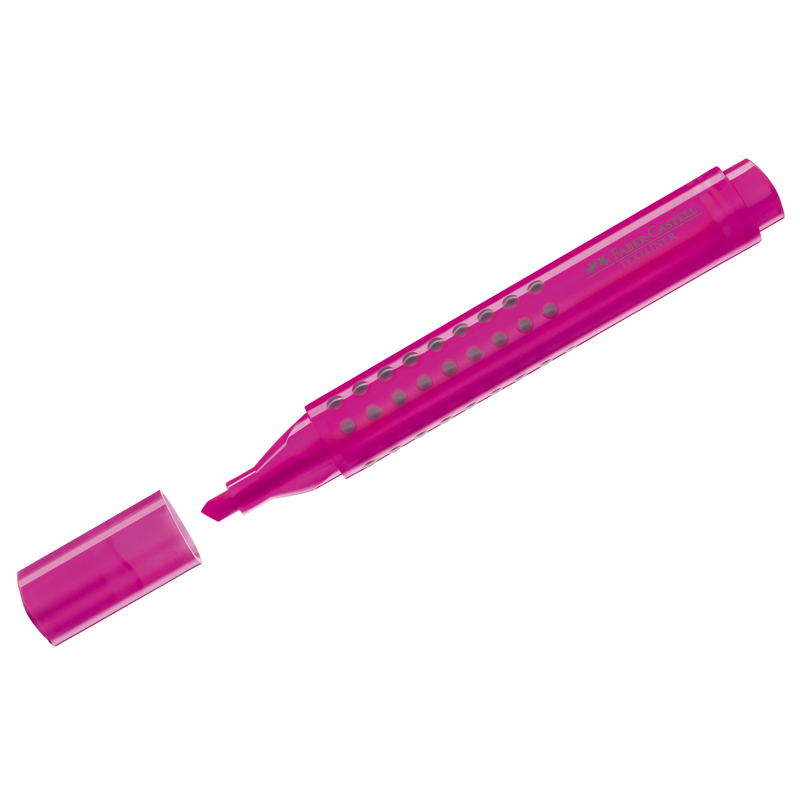Текстовыделитель Faber-Castell "Grip 1543" розовый, 1-5мм