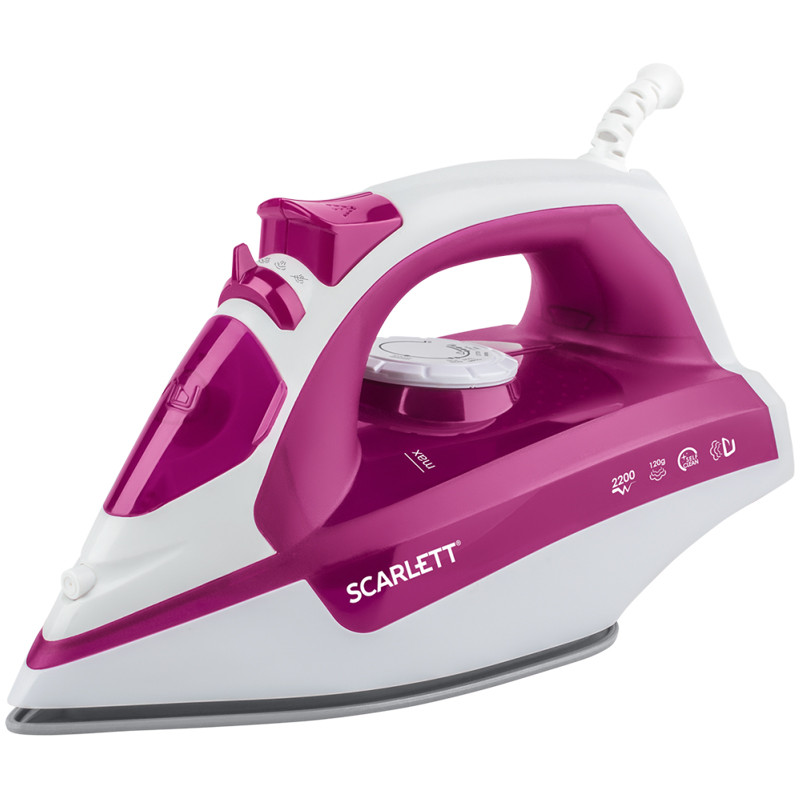 Утюг Scarlett SC-SI30K25, 2200Вт, керамическое покрытие, самоочистка, защита от накипи
