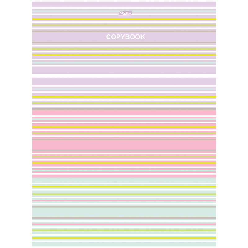 Тетрадь на кольцах А4, 160л., Hatber "Color lines", глянцевая ламинация