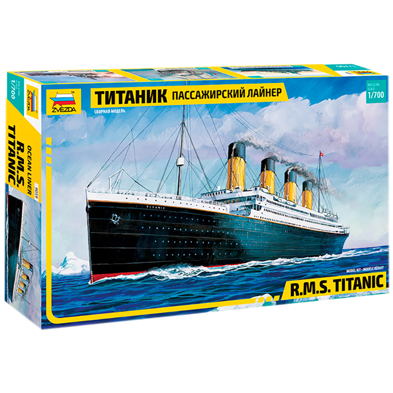 Модель для склеивания Звезда "Пассажирский лайнер "Титаник", масштаб 1:700