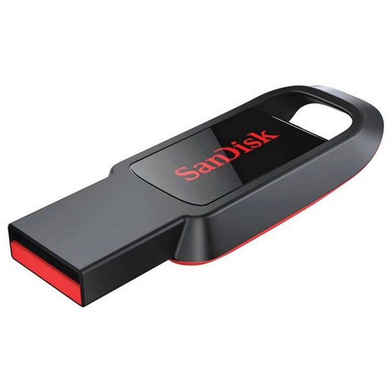 Память SanDisk "Spark"  64GB, USB 2.0 Flash Drive, черный