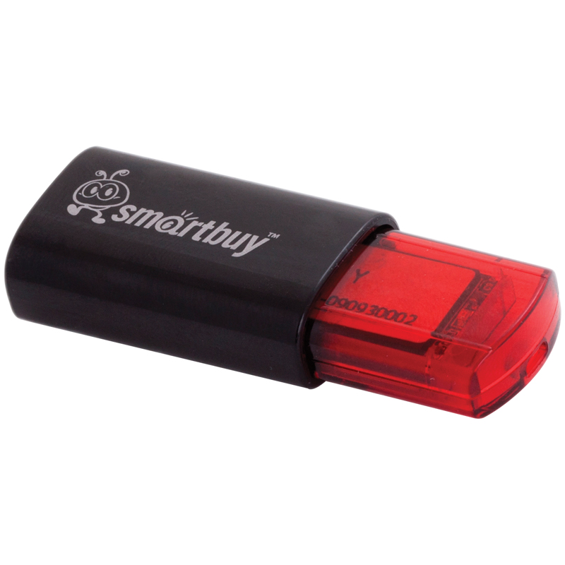 Память Smart Buy "Click"  64GB, USB 2.0 Flash Drive, красный, черный