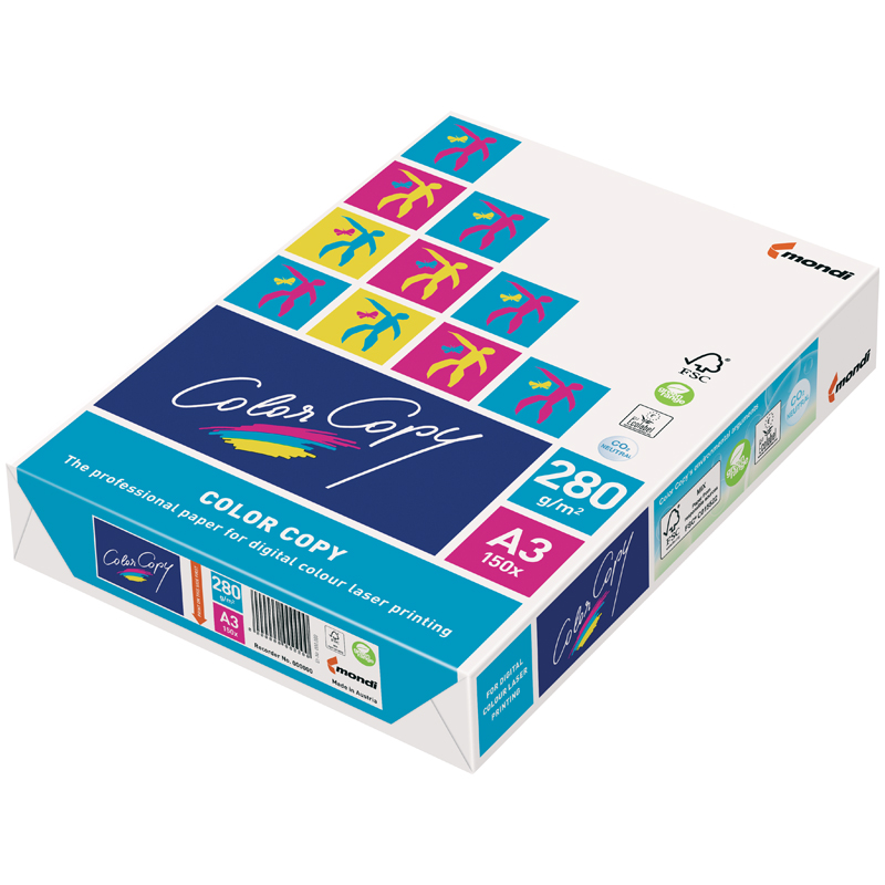 УЦЕНКА - Бумага Color copy А3, 280г/м2, 150л., 161%