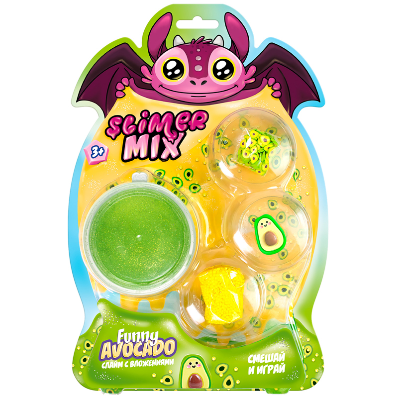 Игрушка в наборе модели "Slimer" Funny AVOCADO, вес брутто: 180 г