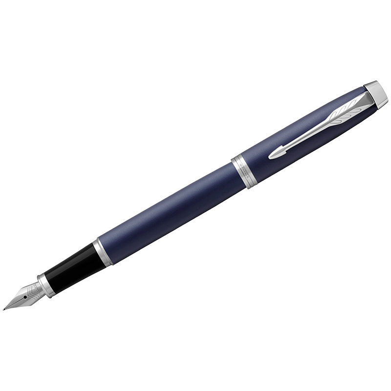 УЦЕНКА - Ручка перьевая Parker "IM Matte Blue CT" синяя, 0,8мм, подар. уп.