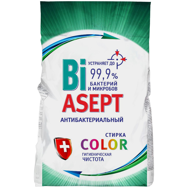 Порошок для машинной стирки Biasept, для цветного, антибактер., 6кг