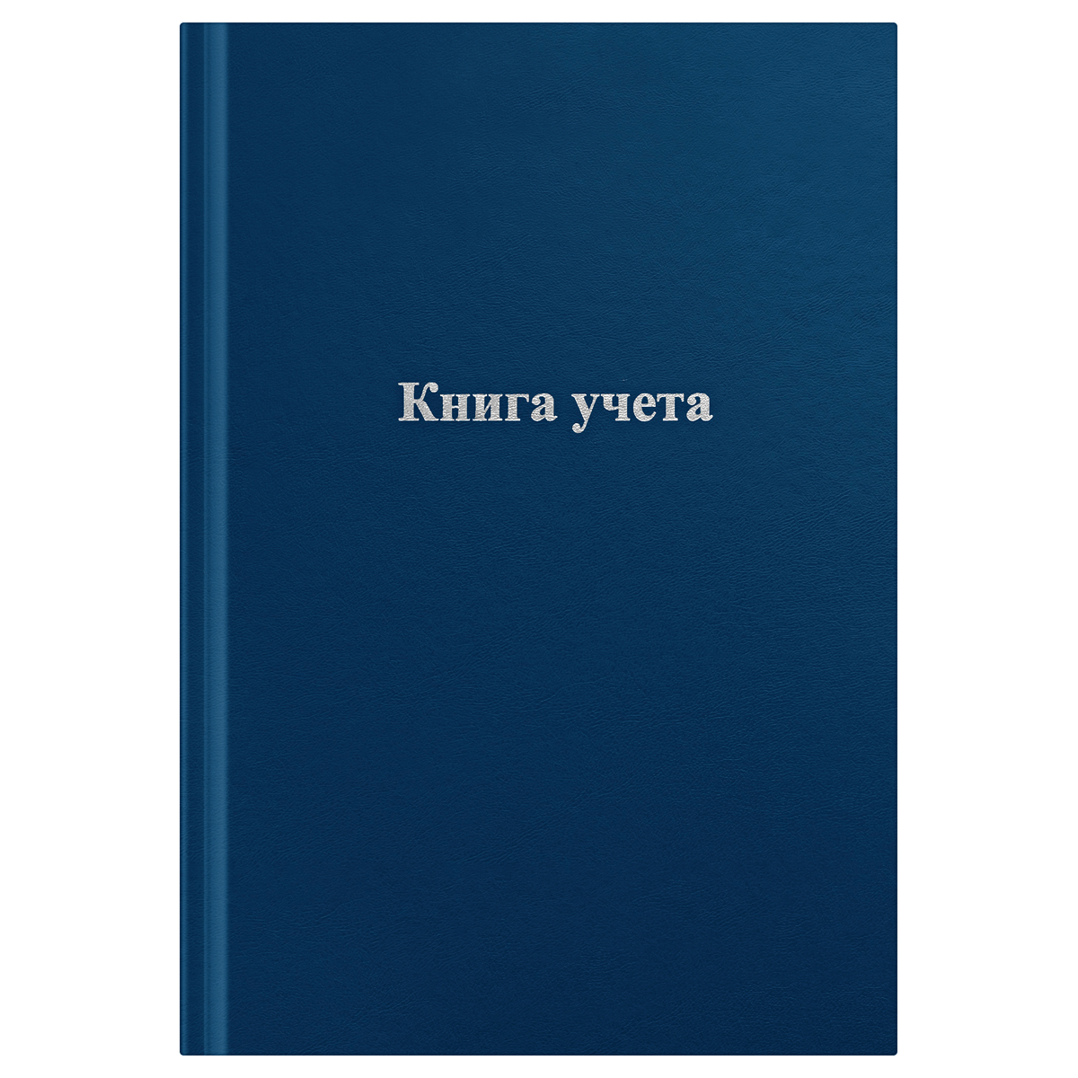 Книга учета OfficeSpace, А4, 96л., линия (с полями), 200*290мм, бумвинил, синий, блок офсетный