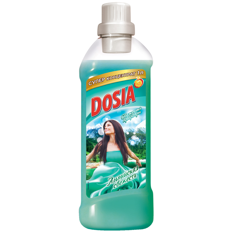 Кондиционер для белья Dosia "Альпийская Свежесть", концентрат, 1л