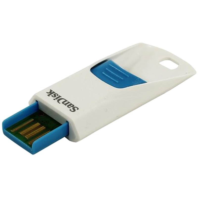 Память SanDisk USB Flash   8GB CZ51 Cruzer Edge белый