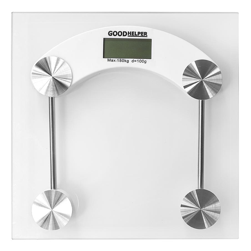 Весы напольные GoodHelper BS-S40, электронные, стекло, 180кг