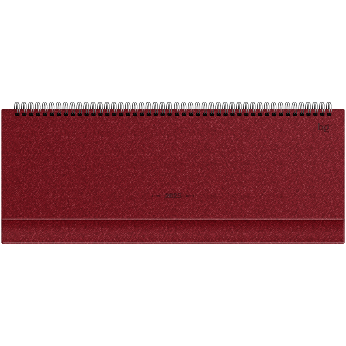 Планинг датированный 2025г., 64л., 330*130мм, балакрон, BG "Ariane. Dark red"